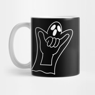 Water's Edge Paranormal Investigation Team White Logo Mug